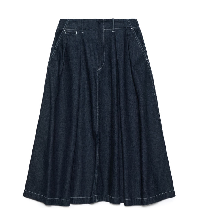 nanamica Denim Skirt S25FE070 8843