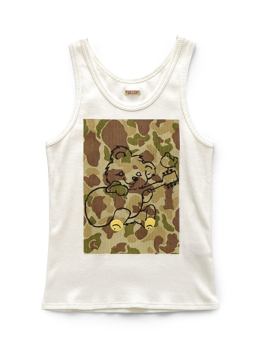 60/2 Bear Voice Tank Top (Camouflage Little Bear & Harmony Print) K2605SC201