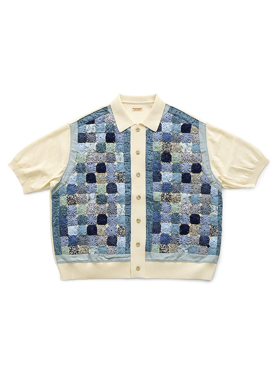 Knit x Yo-Yo Quilt Polo Shirt K2606KN242