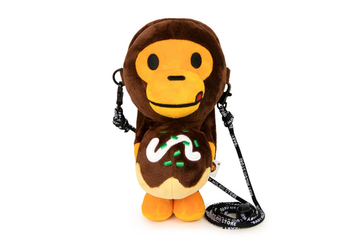 BABY MILO TAKOYAKI PLUSH DOLL MOBILE PHONE BAG AM70-190-306