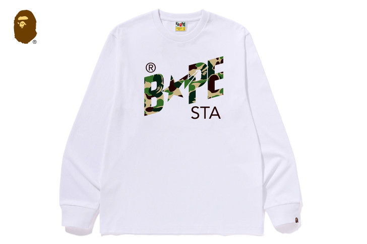 ABC CAMO BAPE STA LS TEE 1M80-111-052