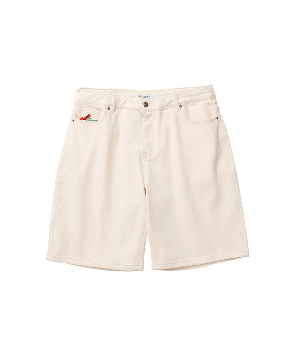 SUSHI DENIM SHORTS - IVORY 10371127935290