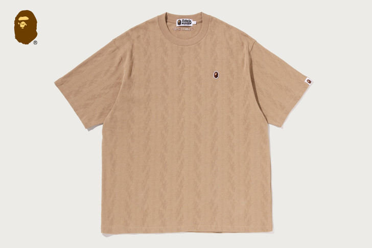 STA PATTERN JACQUARD ONE POINT RELAXED FIT TEE 1M80-109-321