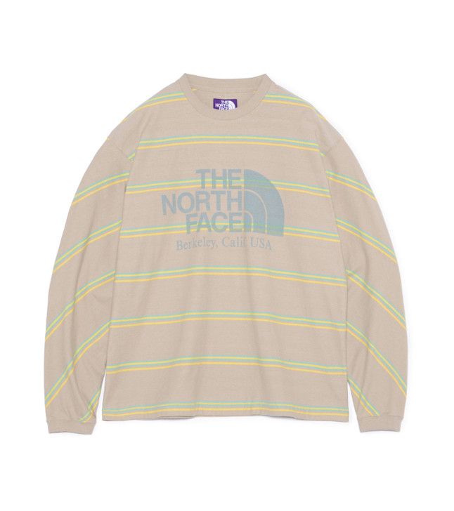 THE NORTH FACE Purple Label Field Long Sleeve Striped Tee N26FT034 8889