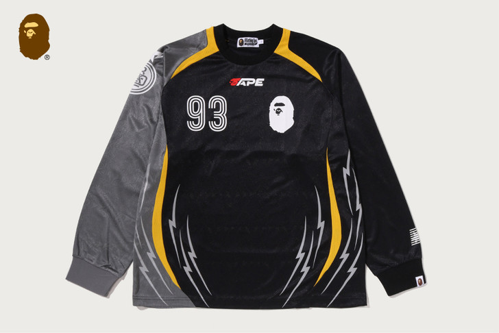 MULTI LOGO RELAXED FIT FOOTBALL LS JERSEY 1M80-111-312