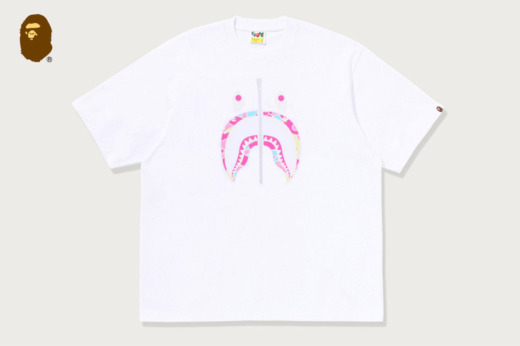 STA CAMO SHARK FACE RELAXED FIT TEE 1M80-110-352