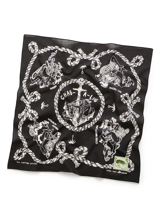 fastcolor Selvedge Bandana (Sneak Anchor) EK-914EK-914BA
