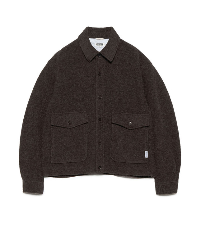 nanamica JACKET OOAL WINDSTOPPER Sliver Knit Jacket Online Shop to
