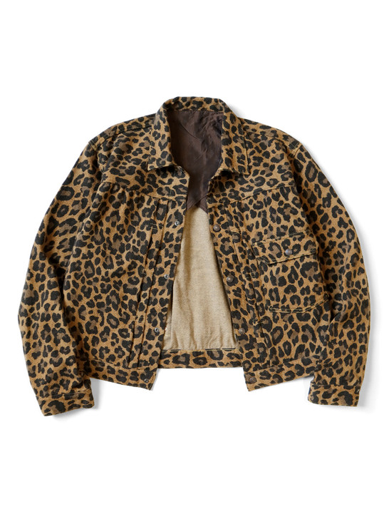 Twill Aging Wool Leopard Print 1St Jacket K2410LJ088EK-1822LJ