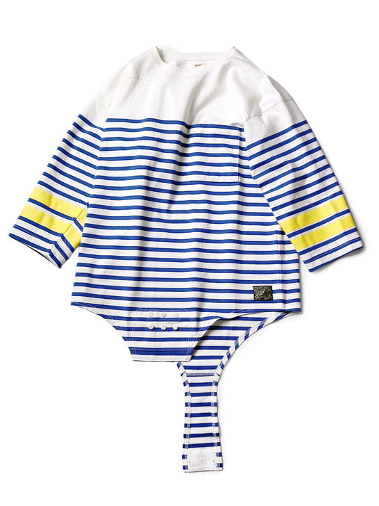 Panel Border Jersey Swim Football T-shirt K2503LC055