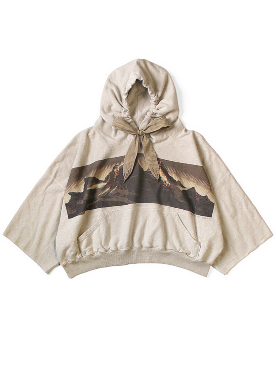 French Terry Devil Hooded Parka (Mountain Range Print) K2509LC065