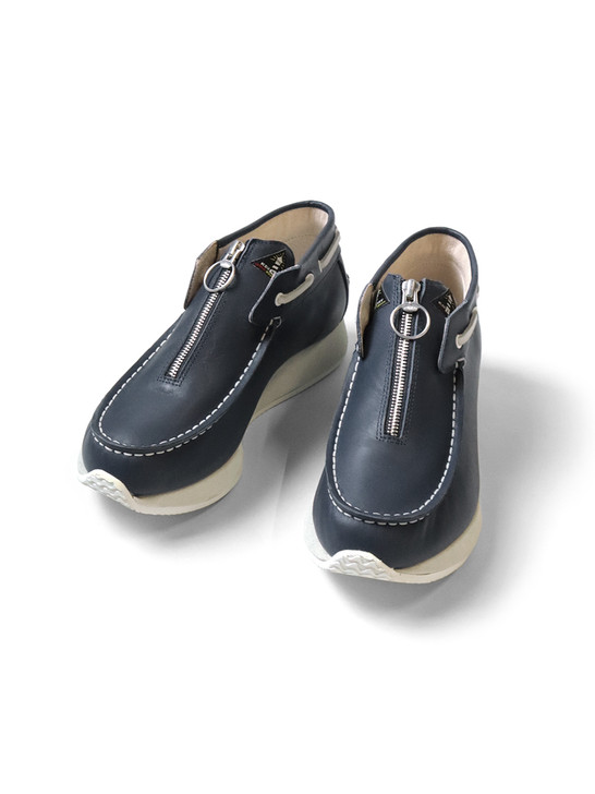 Leather ZIP Deck Sneakers K2504XG532