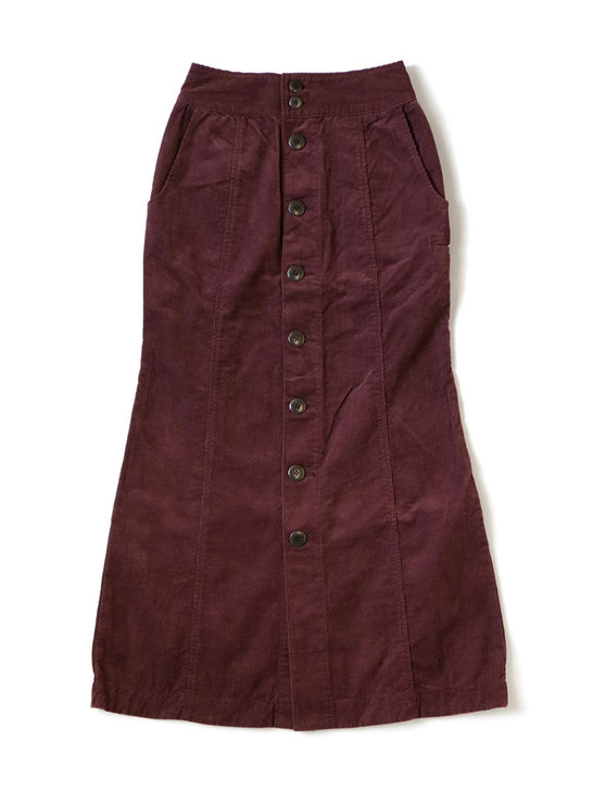 13W Corduroy Maxi Skirt K2109SK013
