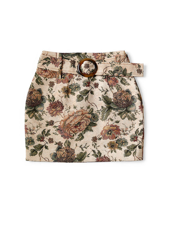 Gobelin Mini Skirt K2109SK002
