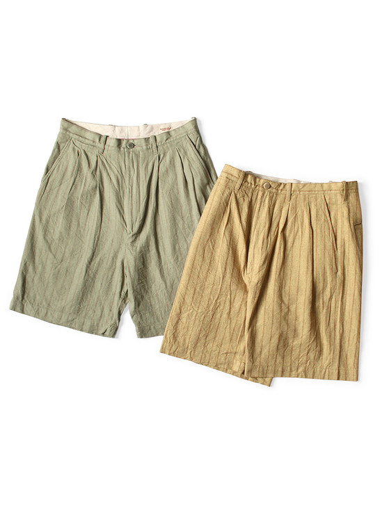 Cotton-linen Gibson Stripe IVY Shorts K2504SP185