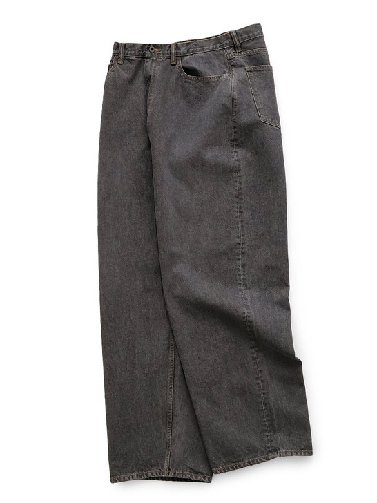 14Oz Black Denim Club Baggy 5-Pocket Pants K2604LP142