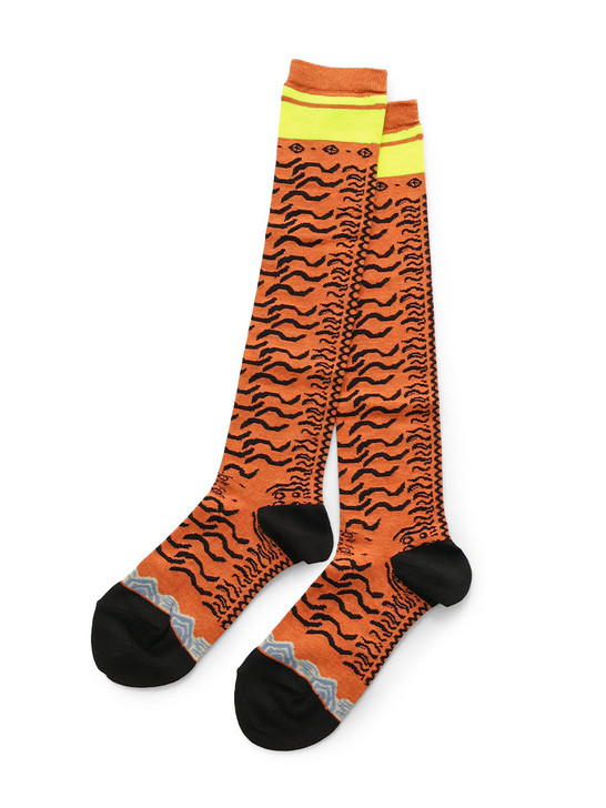 156 Pairs Nepal Tiger Print Skater Knee-high Boots K2105XG562EK-1920XS