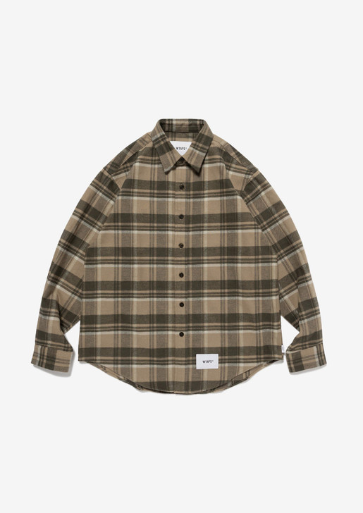 TXT 02 / LS / COTTON. FLANNEL. TEXTILE WTAPS 262TQDT-SHM03