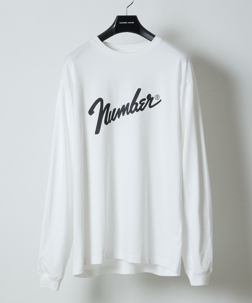 Number⑨ PRINTED CLASSIC L/S T-SHIRT / Number⑨ Classic Logo Print Long-Sleeve T-Shirt BA2GNLT001
