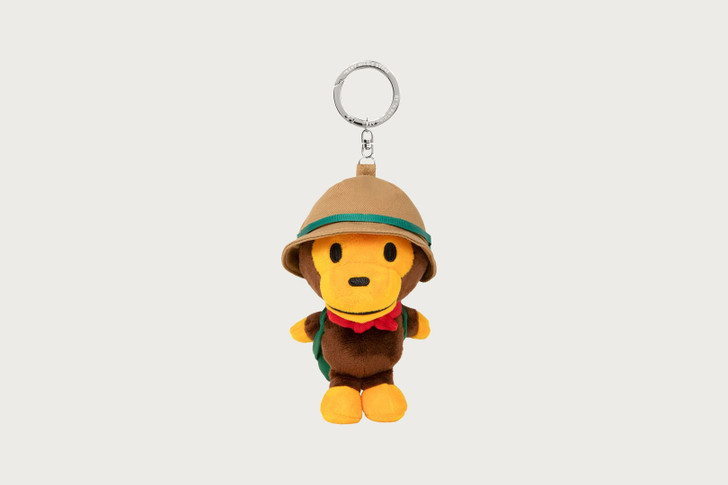 BABY MILO CAMPING PLUSH DOLL KEYCHAIN 15CM AM70-182-310