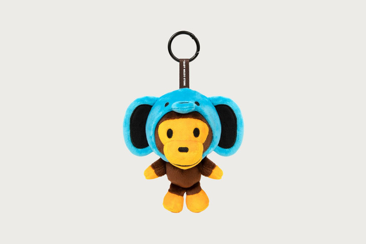 BABY MILO ELEPH PLUSH DOLL KEYCHAIN 15CM AM70-182-313
