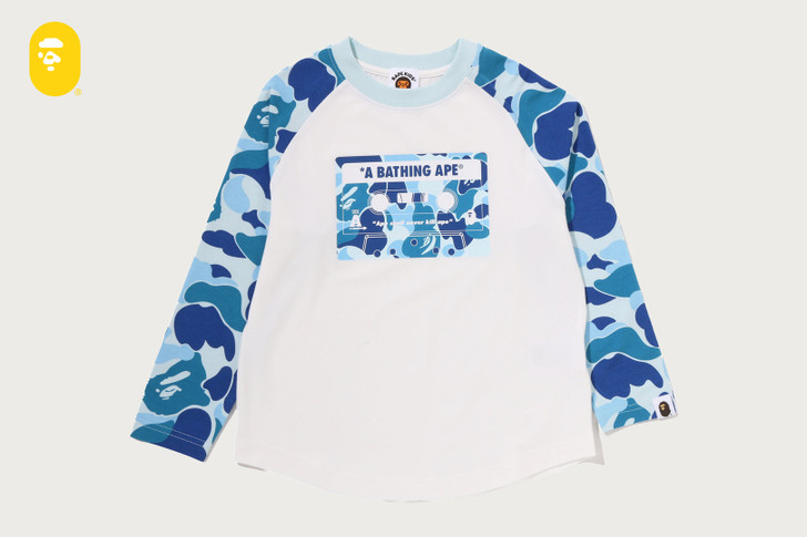 ABC CAMO CASSETTE TAPE RAGLAN LS TEE 1M80-311-004