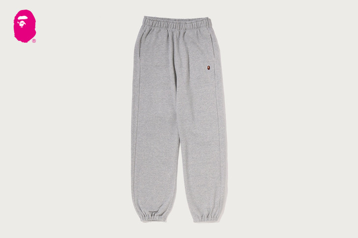 APE HEAD ONE POINT WIDE SWEAT PANTS 1M80-252-304