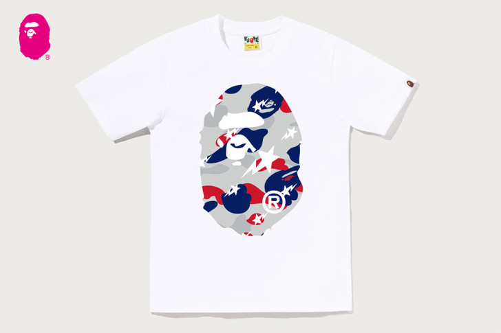 STA STRIKE CAMO BIG APE HEAD TEE 1M80-210-033