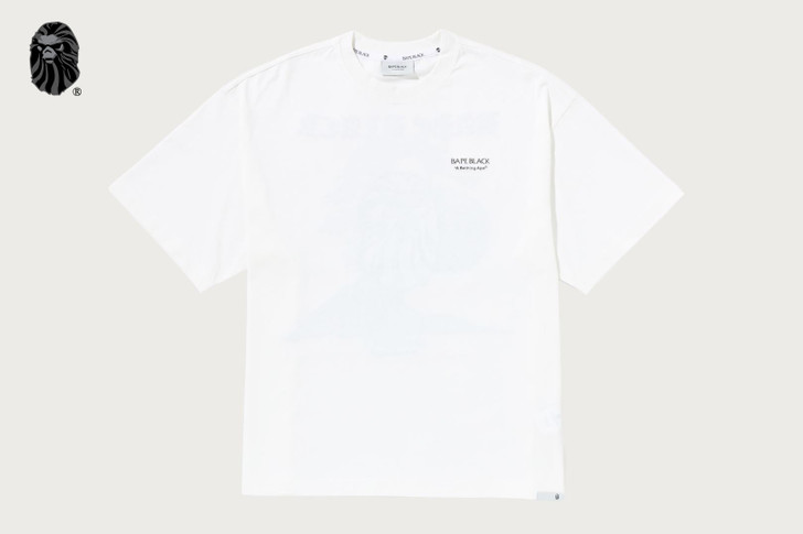 BAPE BLACK EMBELLISHED BONSAI TEE 1M70-109-301