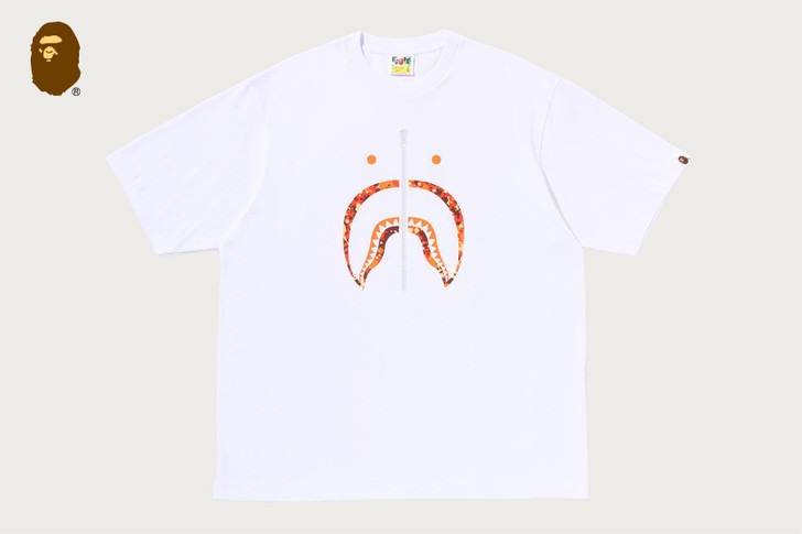 SPLASH CAMO SHARK FACE RELAXED FIT TEE 1M80-110-340