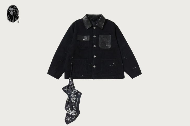 BAPE BLACK MICHIGAN BARN JACKET 1M70-140-304