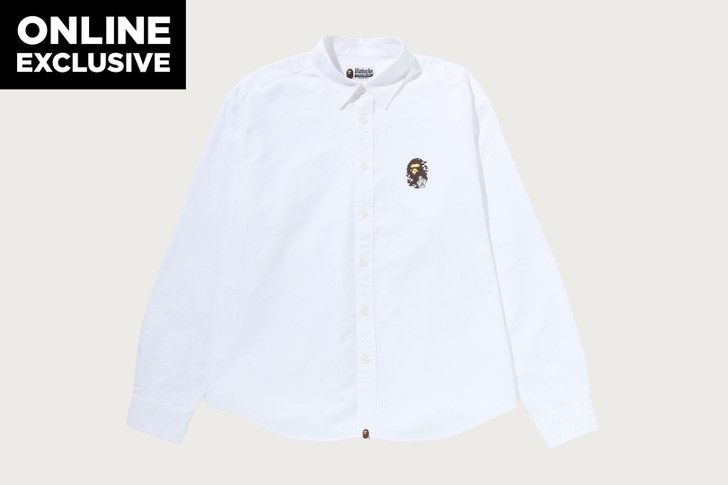 GO APE POINTER EMBROIDERY SHIRT BAPEC 1M75-131-001