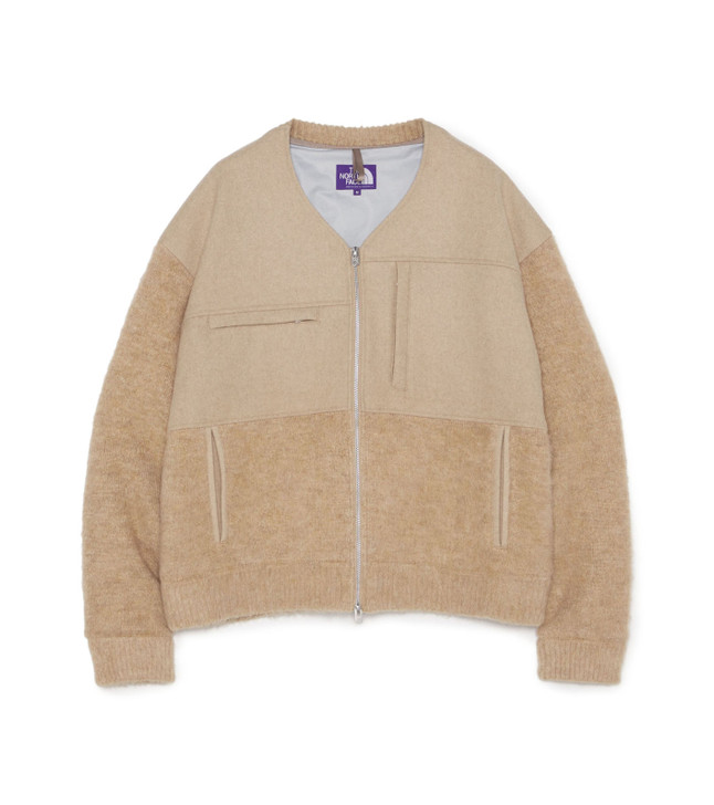 THE NORTH FACE Purple Label WINDSTOPPER Wool Mohair Denali Jacket N26FA054 8909
