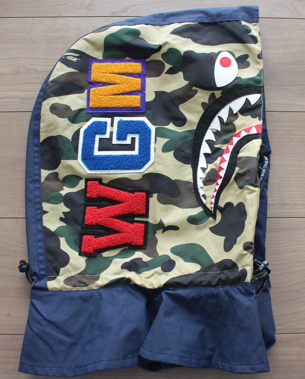 face shark bape | Drawstring Bag