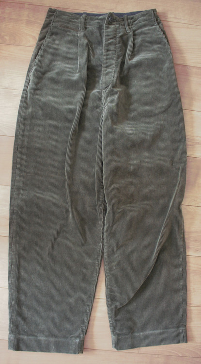 KAPITAL 7Wel Corduroy High Waist Neem Pants (Tapered) K1710LP806EK-681