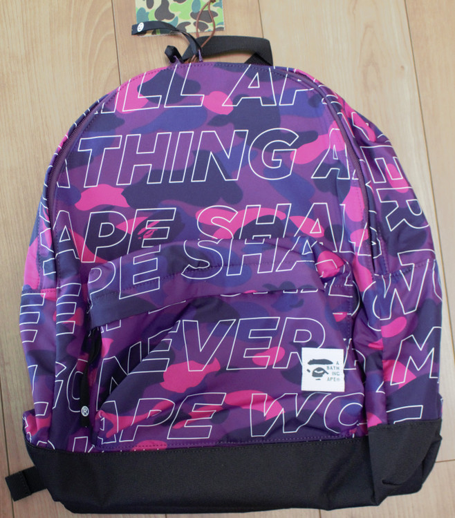 Bape Pink Camo Backpack