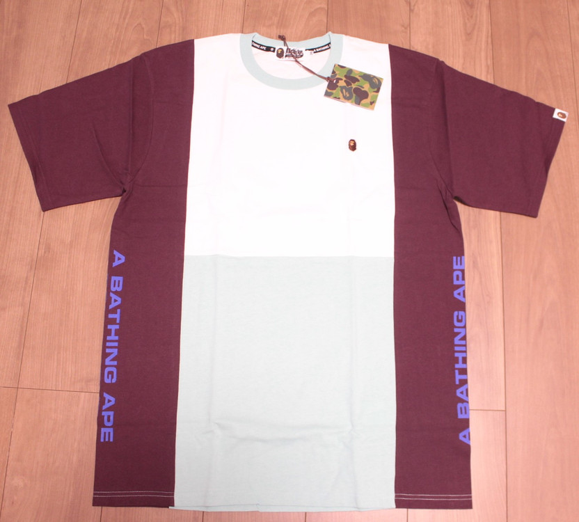 Bape COLOR BLOCK TEE 1F30-109-011
