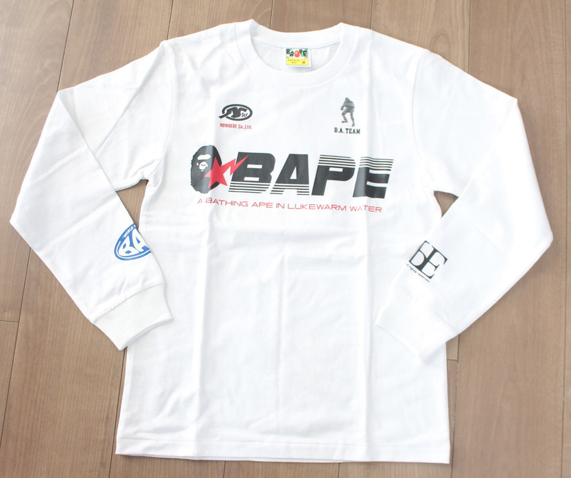 BAPE RACING L/S TEE 1I80-211-012 - Fashionship