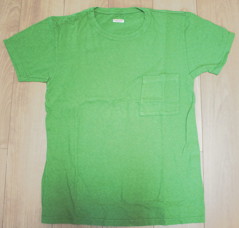 KAPITAL Gauze Tenjiku After Dyeing Crew Poke T K1505SC108EK-442