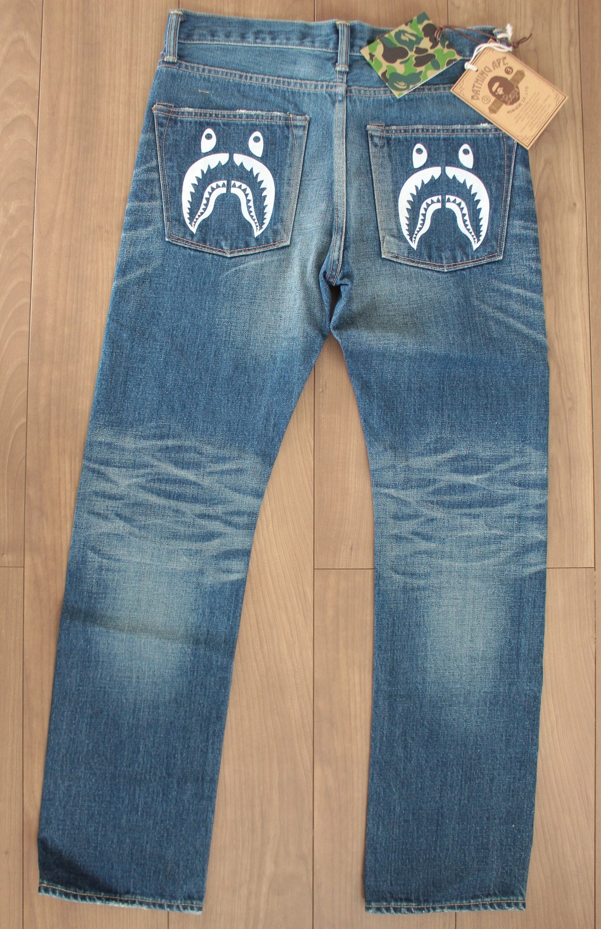 BAPE A Bahing Ape 2008 TYPE-05 WASHED DENIM PANT 1D80-150-008