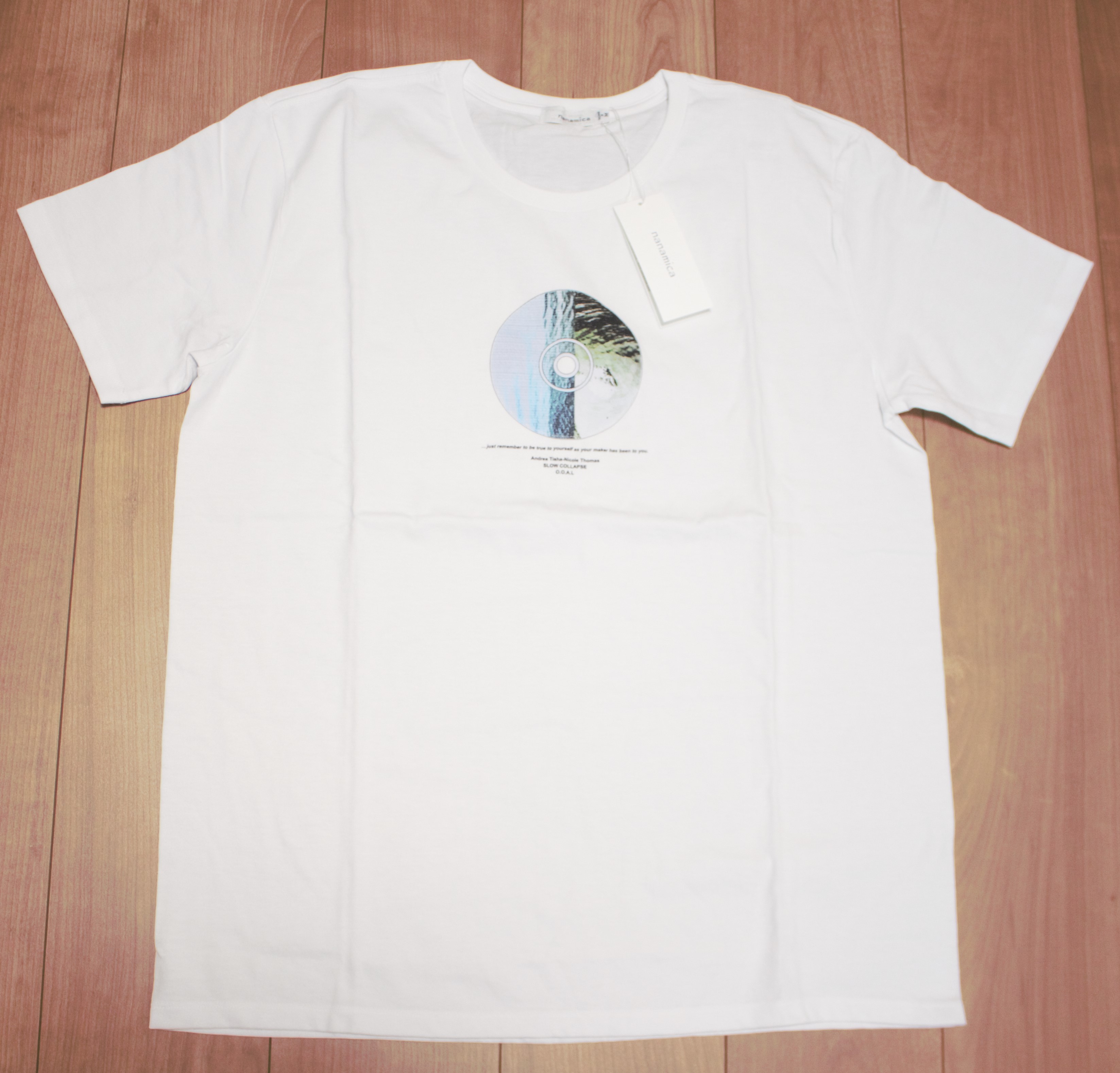 nanamica x FUJIWARA INSATSU OOAL Graphic Tee SUHS430 7418