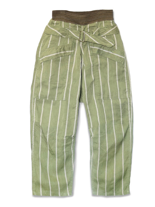 パンツ PIL KAPITAL Pants/Shorts Linen Phillies Striped Aviator Suit Cut Pants