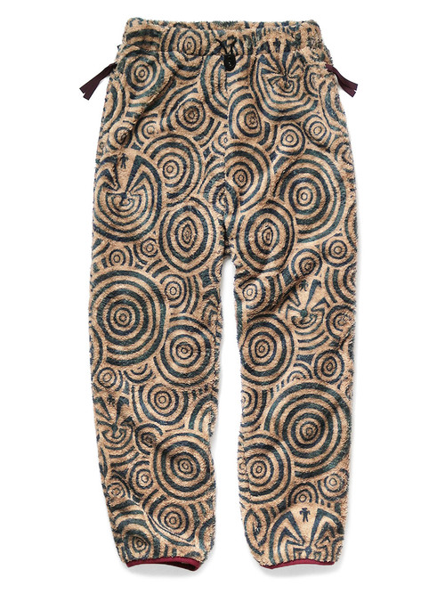 Kapital Yosemite Arabesque Pattern Fleece Easy Pants
