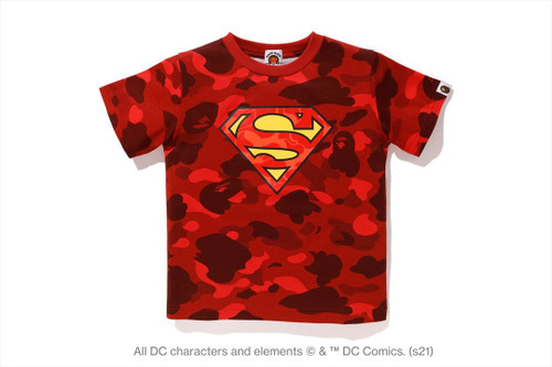 最高の品質 BAPE 【 X TEE SLEEVE LONG 】SUPERMAN DC Tシャツ