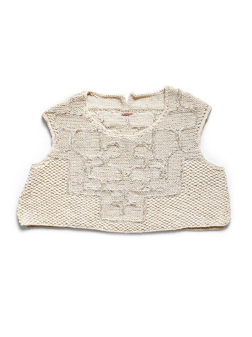 KAPITAL Knit Sweater Hand Knit Ainu Stab Vest