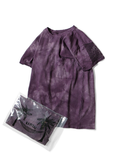 KAPITAL T-Shirt 20 / -Tianzhu Catavira Crew T (Rear Sleeve Mesh)