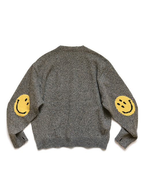 トップス kapital bornknit Kapital Top Sweater Knit Reversible Elbow-Rip Sweater