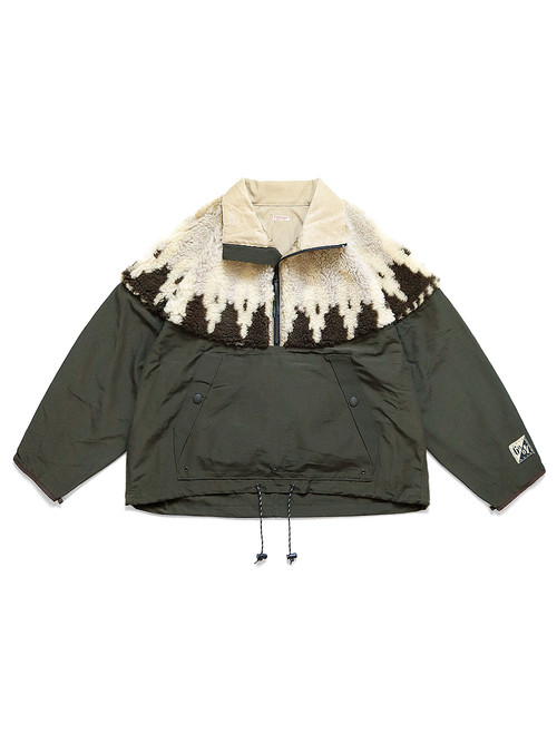 KAPITAL Jacket 60/40 Cross x Bore Fleece Nordic Anorak