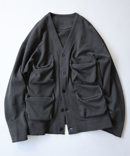 NUMBER (N)INE Tops POCKET SWEAT CARDIGAN
