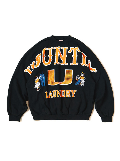 Kapital big kountry スウェット ブラック フリーサイズ Kapital 30/-SWT Knit Big Sweat Big Kountry, Black – Glasswing